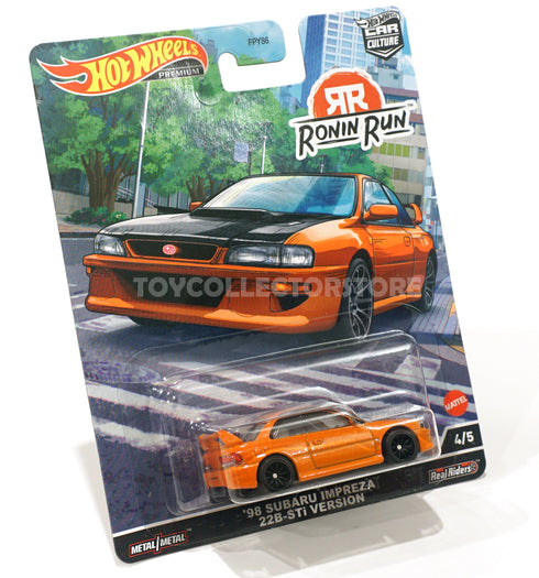 Hot Wheels Ronin Run 98 Subaru Impreza 22B STI Version Car Culture Diecast